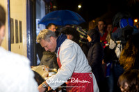 Phil the Butcher at Disley Tree Lighting 2016