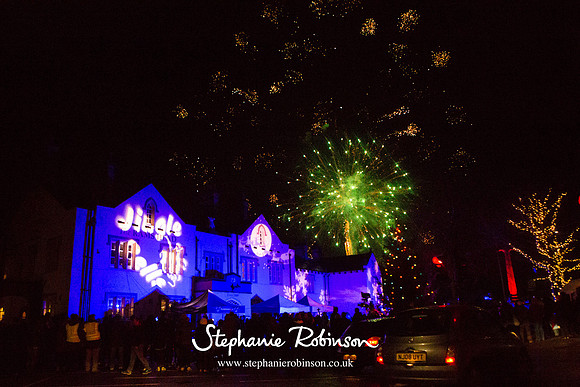 Fireworks at the Rams Head Disley