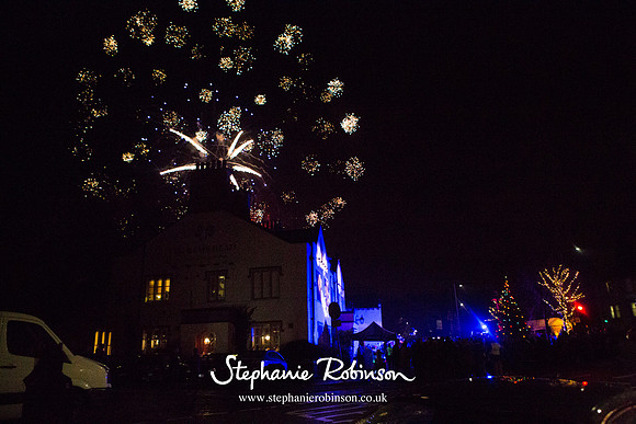 Fireworks at the Rams Head Disley